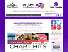 Tablet Screenshot of enjoymuzic.com